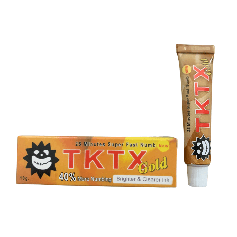 Gold TKTX Numbing Cream Upright