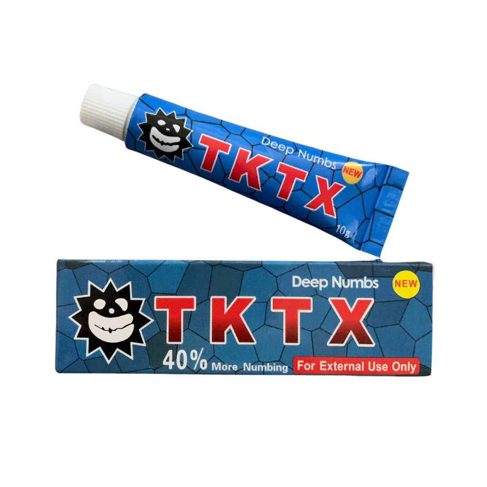 Blue TKTX Numbing Cream Angle