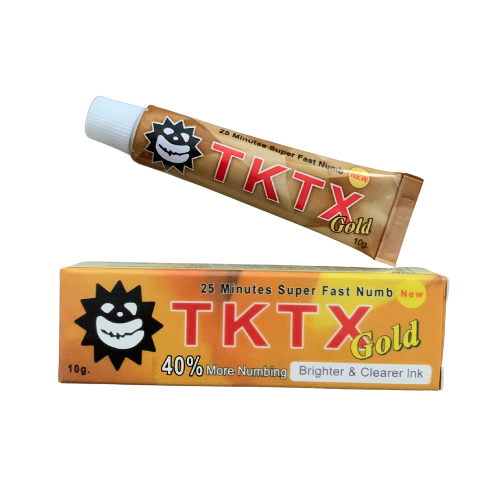 Gold TKTX Numbing Cream Angle