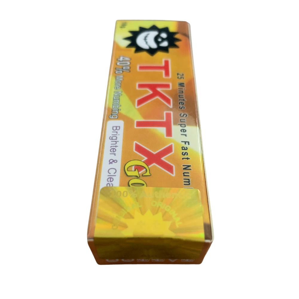 Gold TKTX Numbing Cream Box