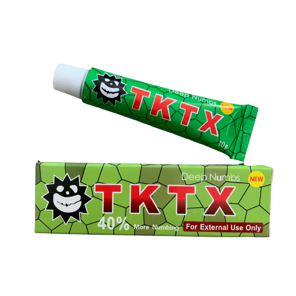 Green TKTX Numbing Cream Angle