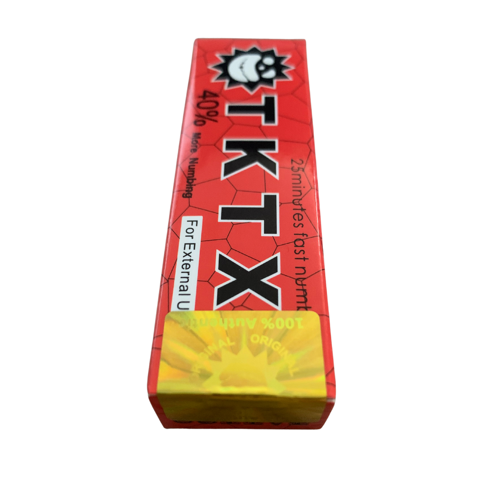 Red TKTX Numbing Cream Box