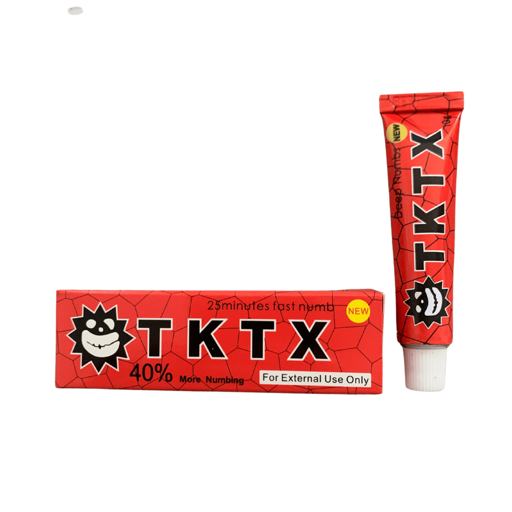 Red TKTX Numbing Cream Upright