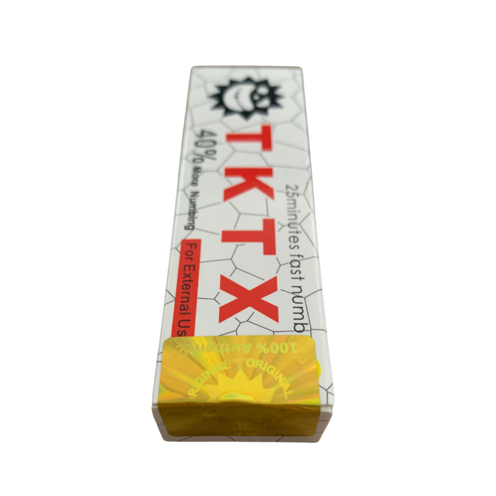 White TKTX Numbing Cream Box