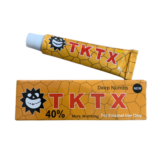 White TKTX Numbing Cream Angle