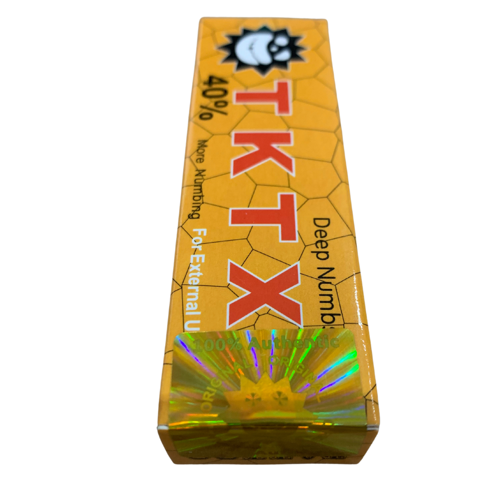Yellow TKTX Numbing Cream Box